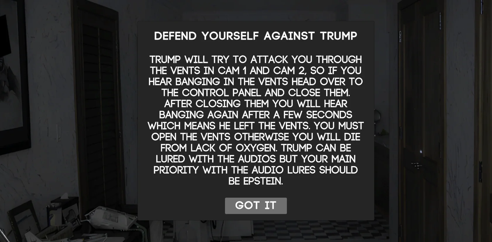 Game screenshot - Tips for Trump